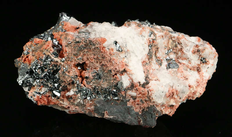 Hematite, Calcite & Andradite,"N'Chwaning II Mine, Kalahari Manganese Field, Northern Cape, South Af