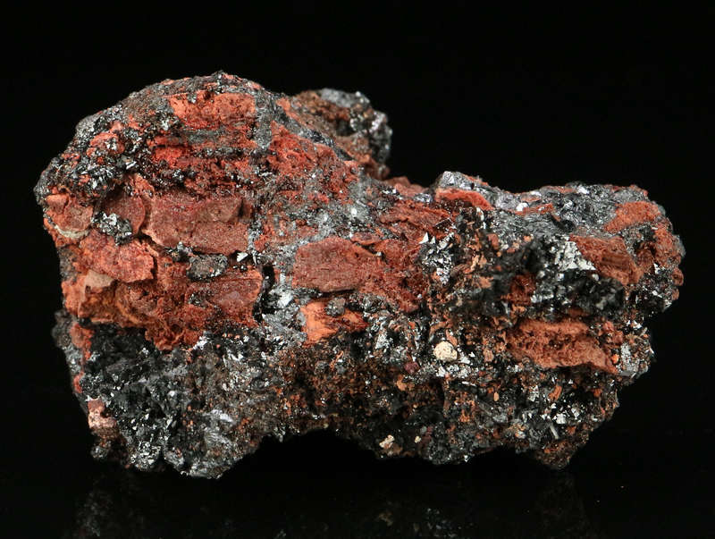 Hausmannite on Matrix, "N'Chwaning II Mine, Kalahari Manganese Field, Northern Cape, South Africa "