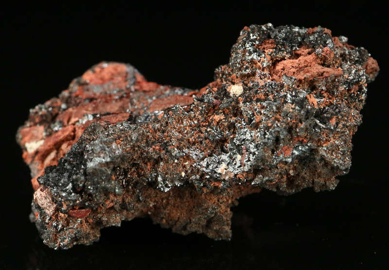Hausmannite on Matrix, "N'Chwaning II Mine, Kalahari Manganese Field, Northern Cape, South Africa "