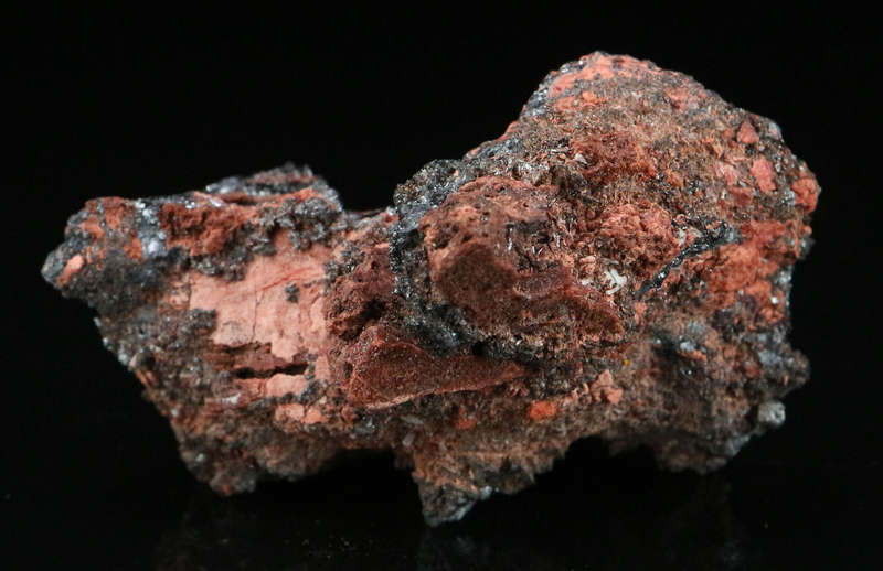 Hausmannite on Matrix, "N'Chwaning II Mine, Kalahari Manganese Field, Northern Cape, South Africa "