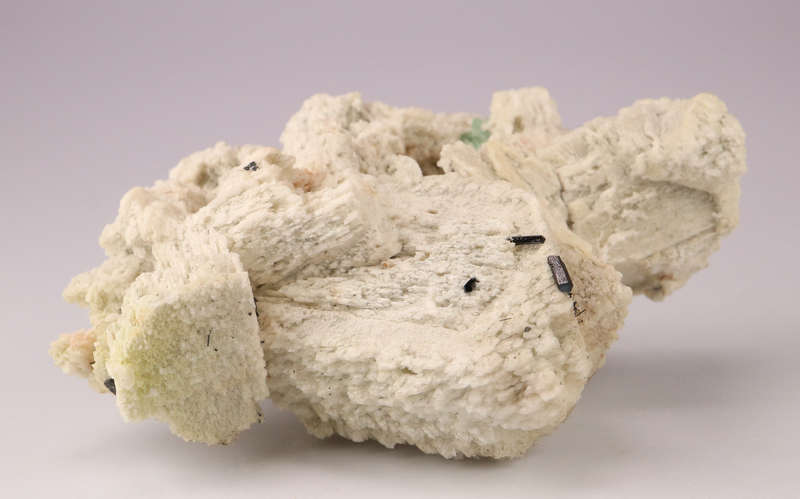 Fluorite, Schorl on Feldspar, Erongo Mnt Region, Namibia
