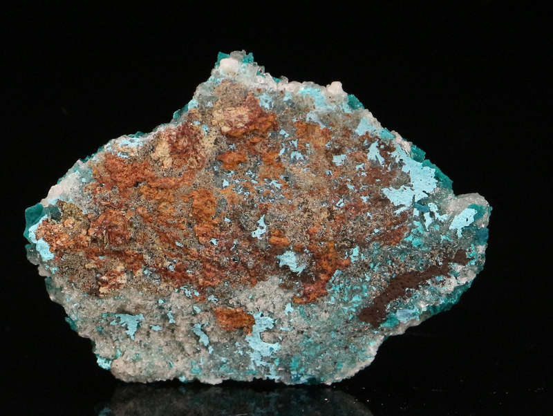 Malachite on Baryte, Shangulowé Mine, Kambove, Haut-Katanga, DR Congo