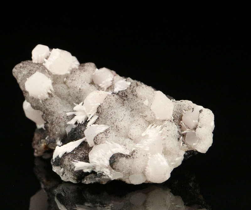 Calcite on Matrix, "N'Chwaning II Mine, Kalahari Manganese Field, Northern Cape, South Africa "