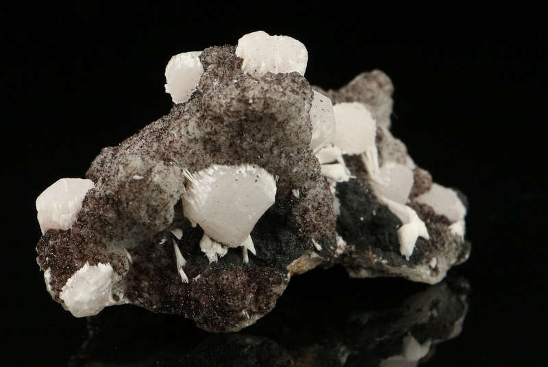 Calcite on Matrix, "N'Chwaning II Mine, Kalahari Manganese Field, Northern Cape, South Africa "