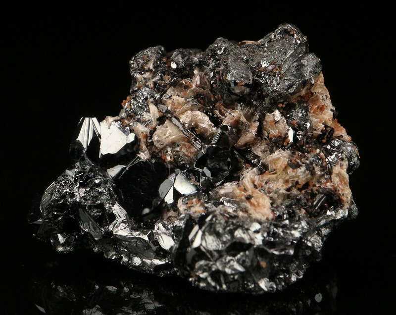 Hematite on Matrix, "N'Chwaning II Mine, Kalahari Manganese Field, Northern Cape, South Africa "