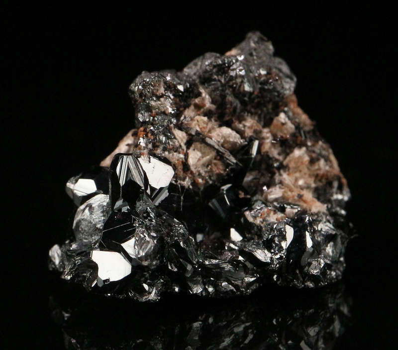 Hematite on Matrix, "N'Chwaning II Mine, Kalahari Manganese Field, Northern Cape, South Africa "