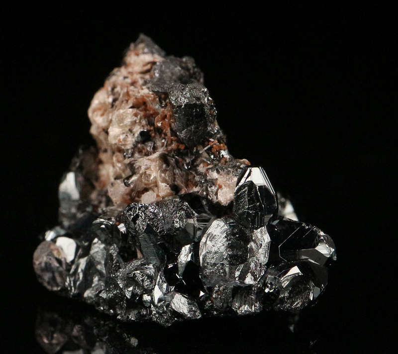 Hematite on Matrix, "N'Chwaning II Mine, Kalahari Manganese Field, Northern Cape, South Africa "