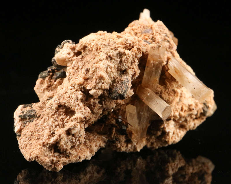 Aquamarine Feldspar and Schorl, Erongo Mnt Region, Namibia