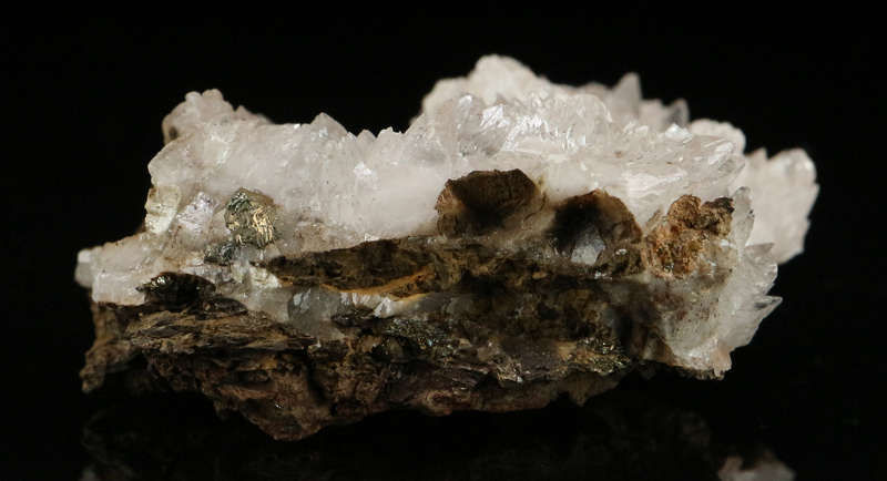 Calcite on Matrix, "N'Chwaning II Mine, Kalahari Manganese Field, Northern Cape, South Africa "