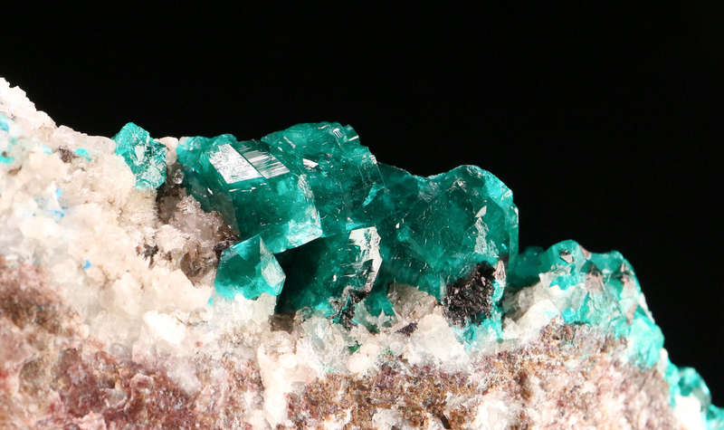 Dioptase on Matrix, Tantara Mine, DRC
