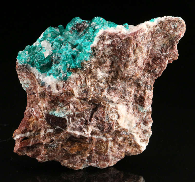 Dioptase on Matrix, Tantara Mine, DRC