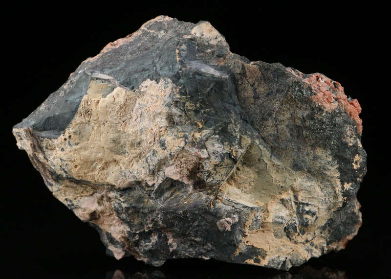 Baryte, Hausmannite on Andradite,"N'Chwaning II Mine, Kalahari Manganese Field, Northern Cape, South