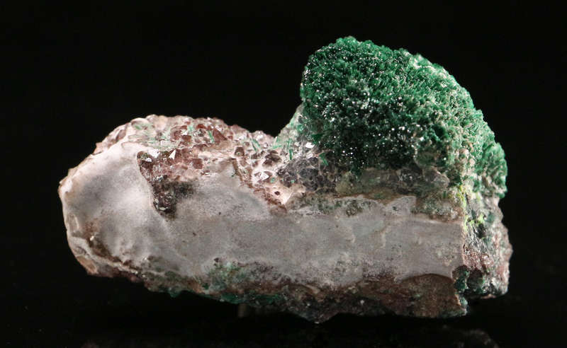 Malachite on Matrix, Kombat Mine, Namibia