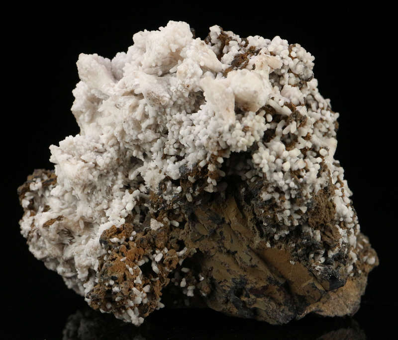 Calcite on Matrix, "N'Chwaning II Mine, Kalahari Manganese Field, Northern Cape, South Africa "