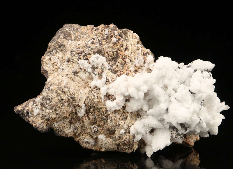 Calcite on Matrix, "N'Chwaning II Mine, Kalahari Manganese Field, Northern Cape, South Africa "