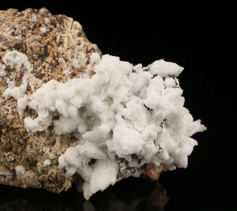 Calcite on Matrix, "N'Chwaning II Mine, Kalahari Manganese Field, Northern Cape, South Africa "