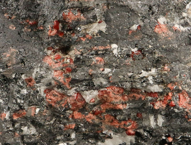Hematite & Andradite on Matrix,"N'Chwaning II Mine, Kalahari Manganese Field, Northern Cape, South A
