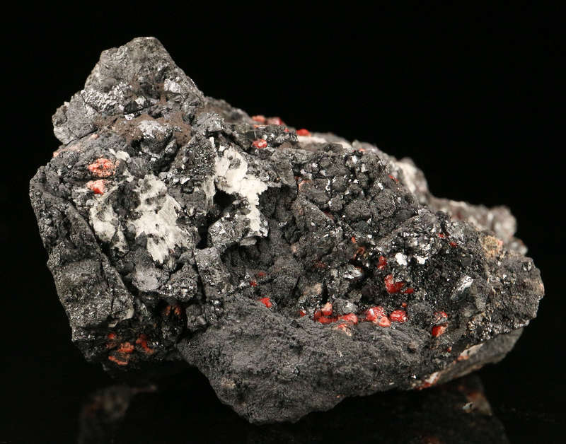 Hematite & Andradite on Matrix,"N'Chwaning II Mine, Kalahari Manganese Field, Northern Cape, South A