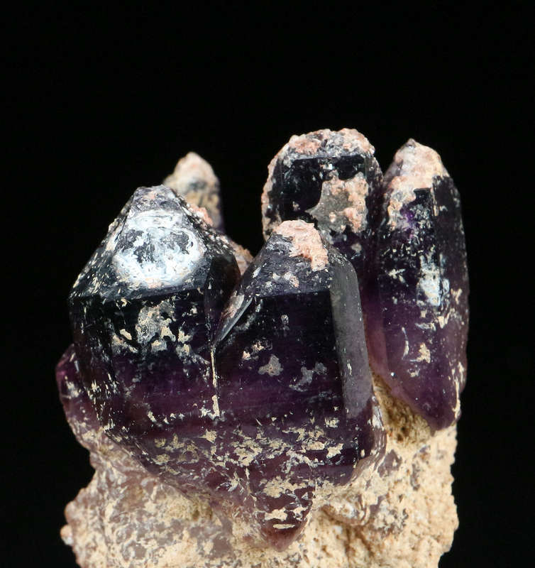 Amethyst Quartz on Matrix, Gobobosebberge Mnt, Namibia