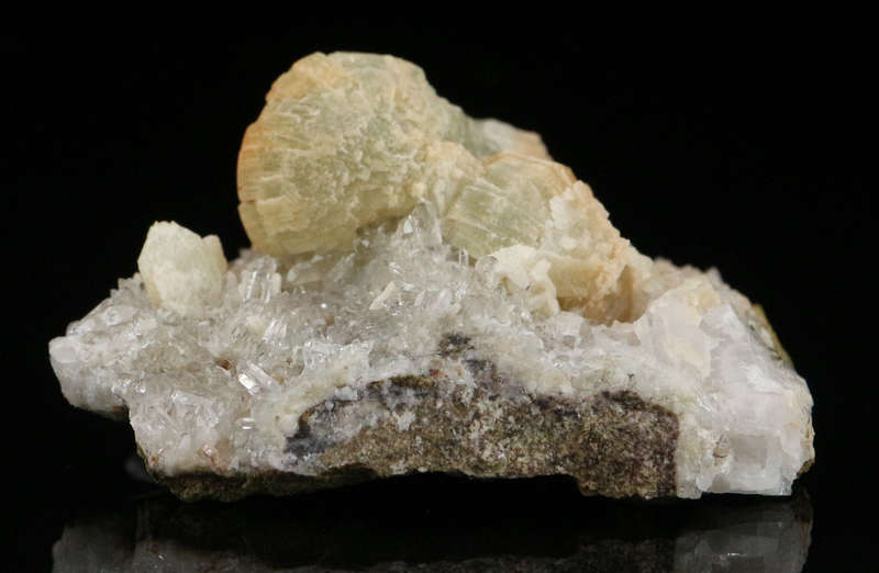 Prehnite on Matrix, Gobobosebberge Mnt, Namibia