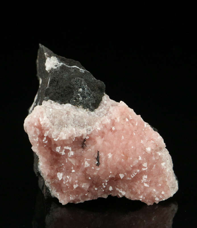 Rhodochrosite on Matrix,"N'Chwaning II Mine, Kalahari Manganese Field, Northern Cape, South Africa "