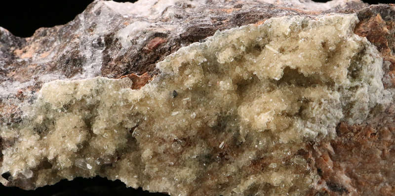 Ettringite on Matrix, Wessels Mine, Northern Cape, South Africa