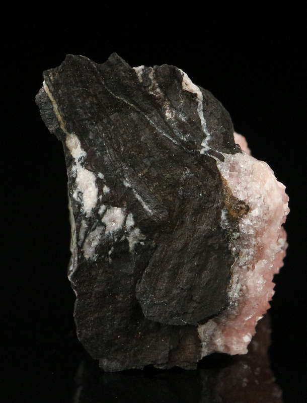 Rhodochrosite on Matrix,"N'Chwaning II Mine, Kalahari Manganese Field, Northern Cape, South Africa "