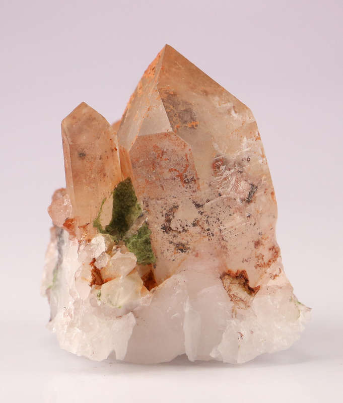 Epidote on Quartz Cluster, Artonvilla Mine, Musina, South Africa