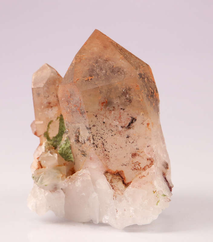 Epidote on Quartz Cluster, Artonvilla Mine, Musina, South Africa