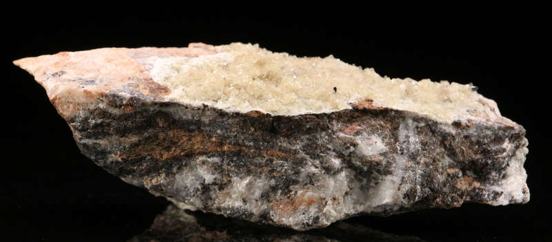 Ettringite on Matrix, Wessels Mine, Northern Cape, South Africa