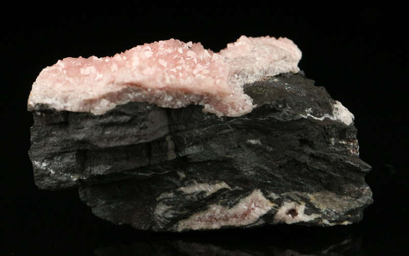 Rhodochrosite on Matrix,"N'Chwaning II Mine, Kalahari Manganese Field, Northern Cape, South Africa "