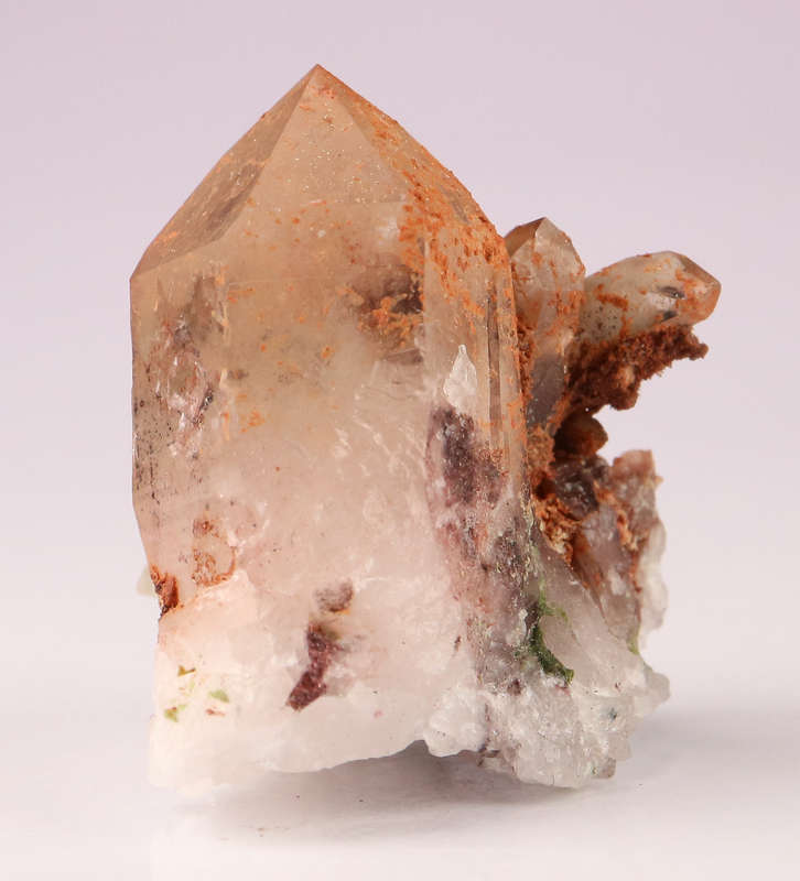 Epidote on Quartz Cluster, Artonvilla Mine, Musina, South Africa