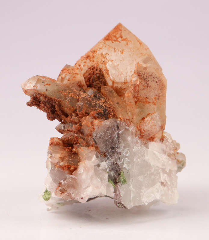 Epidote on Quartz Cluster, Artonvilla Mine, Musina, South Africa