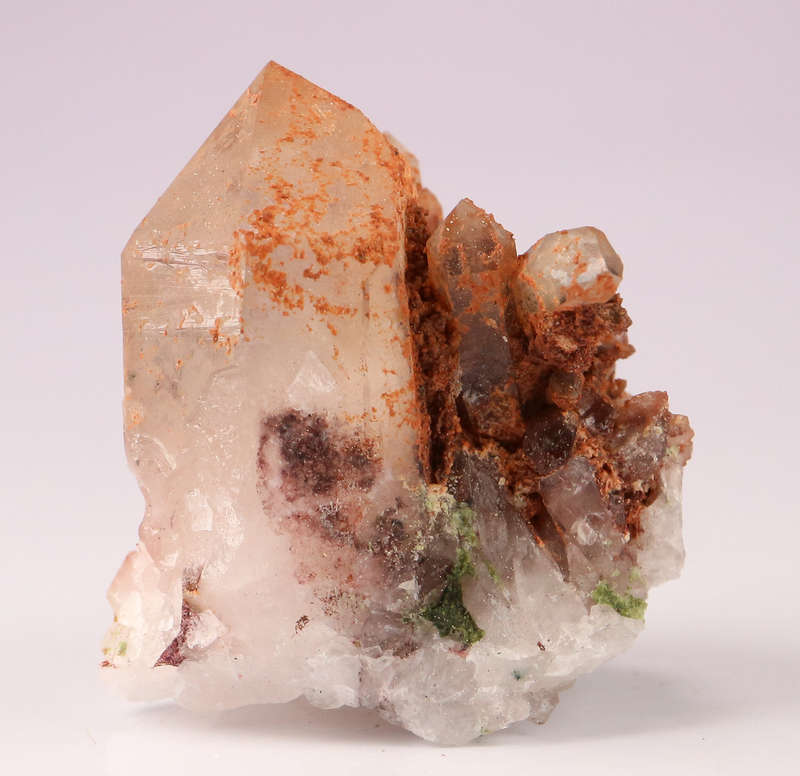 Epidote on Quartz Cluster, Artonvilla Mine, Musina, South Africa
