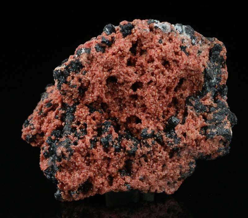 Hausmannite on Andradite,"N'Chwaning II Mine, Kalahari Manganese Field, Northern Cape, South Africa