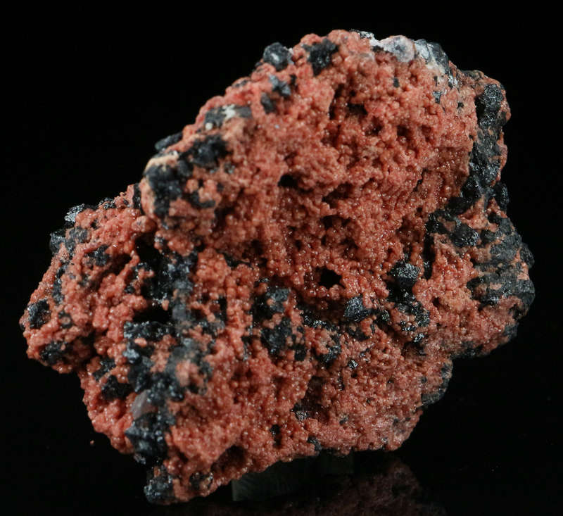 Hausmannite on Andradite,"N'Chwaning II Mine, Kalahari Manganese Field, Northern Cape, South Africa