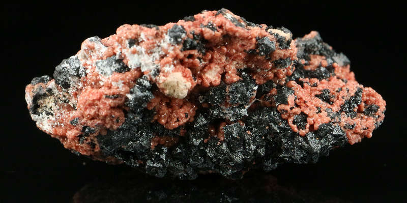 Hausmannite on Andradite,"N'Chwaning II Mine, Kalahari Manganese Field, Northern Cape, South Africa