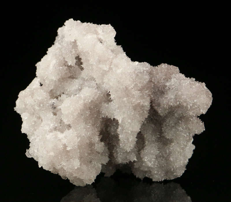 Calcite on Quartz, "N'Chwaning II Mine, Kalahari Manganese Field, Northern Cape, South Africa "