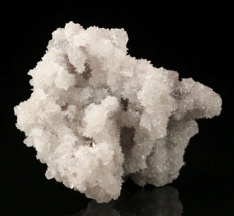 Calcite on Quartz, "N'Chwaning II Mine, Kalahari Manganese Field, Northern Cape, South Africa "