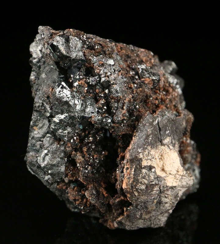 Hematite on Matrix, "N'Chwaning II Mine, Kalahari Manganese Field, Northern Cape, South Africa "