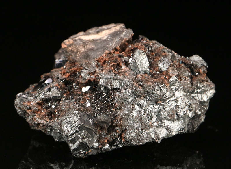Hematite on Matrix, "N'Chwaning II Mine, Kalahari Manganese Field, Northern Cape, South Africa "