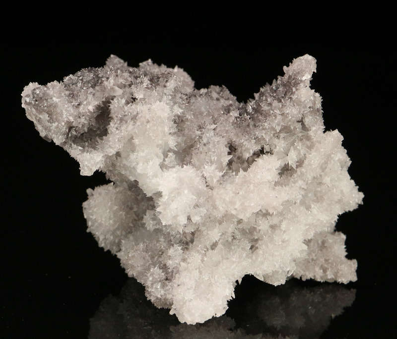 Calcite on Quartz, "N'Chwaning II Mine, Kalahari Manganese Field, Northern Cape, South Africa "