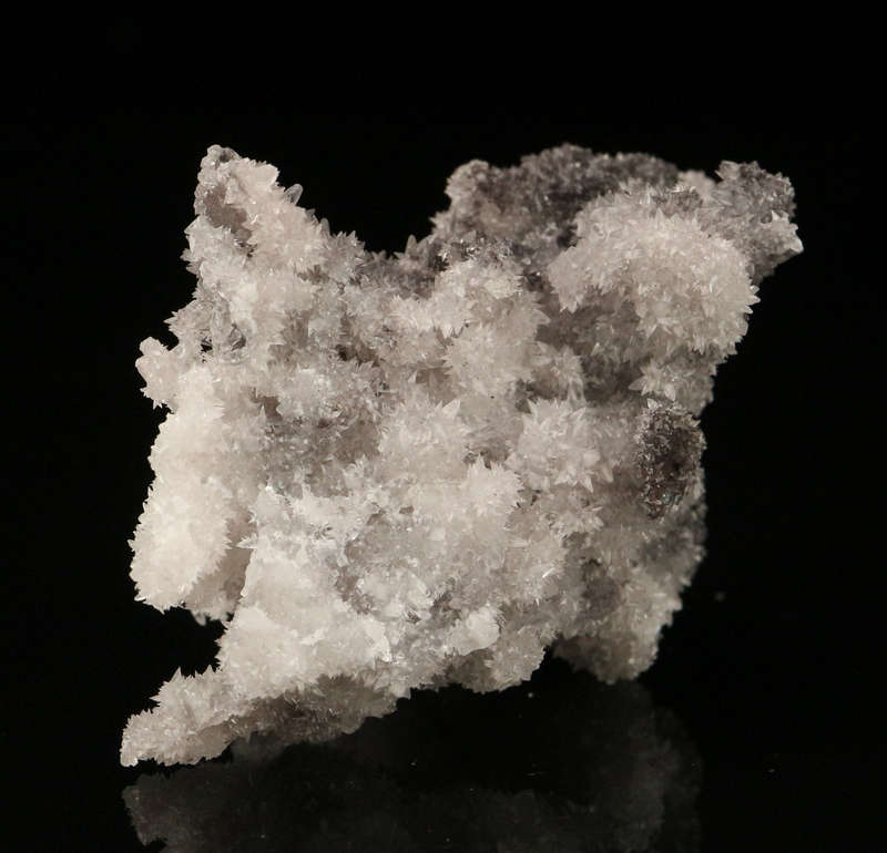 Calcite on Quartz, "N'Chwaning II Mine, Kalahari Manganese Field, Northern Cape, South Africa "