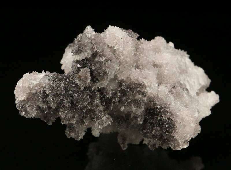 Calcite on Quartz, "N'Chwaning II Mine, Kalahari Manganese Field, Northern Cape, South Africa "