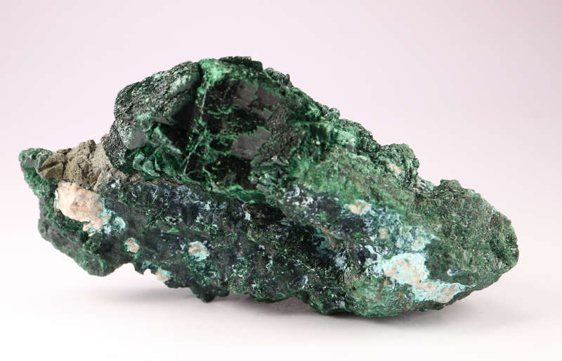 Malachite and Kolwezite Cluster, Mashamba West Mine, DRC