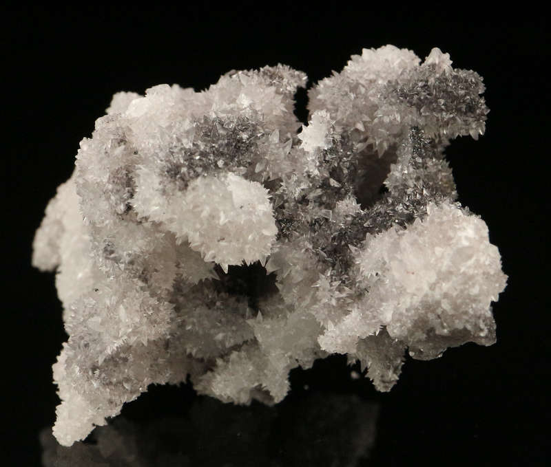 Calcite on Quartz, "N'Chwaning II Mine, Kalahari Manganese Field, Northern Cape, South Africa "