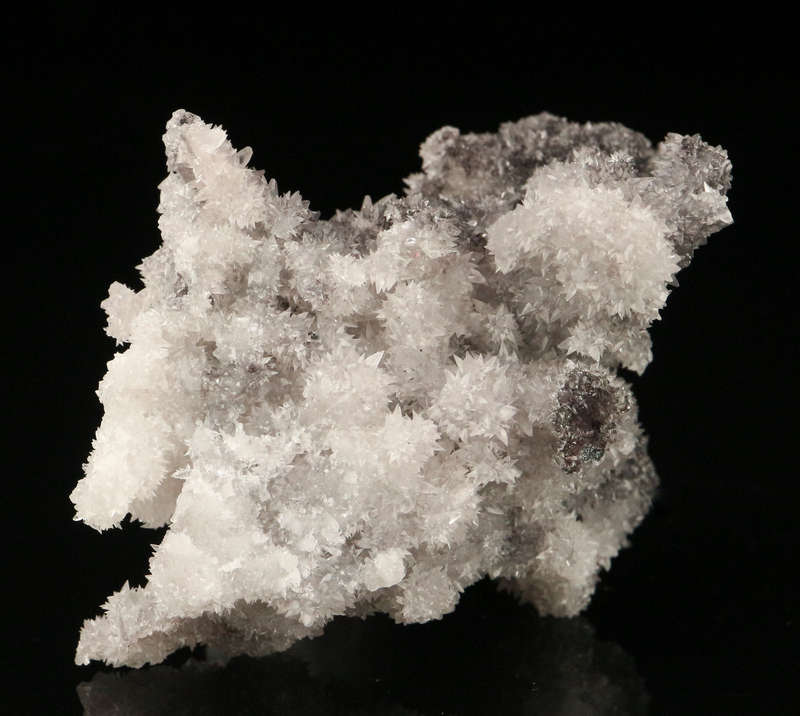 Calcite on Quartz, "N'Chwaning II Mine, Kalahari Manganese Field, Northern Cape, South Africa "