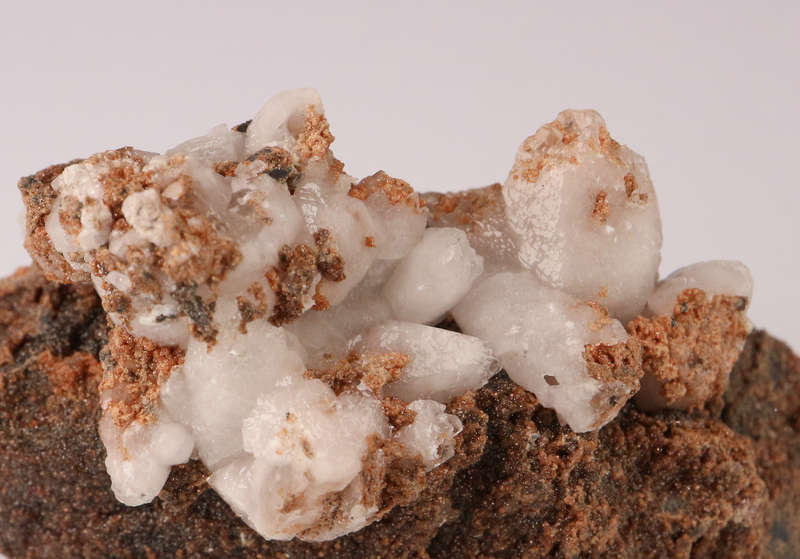 Calcite on Andradite on Matrix, N'Chwaning II, Northern Cape, South Africa