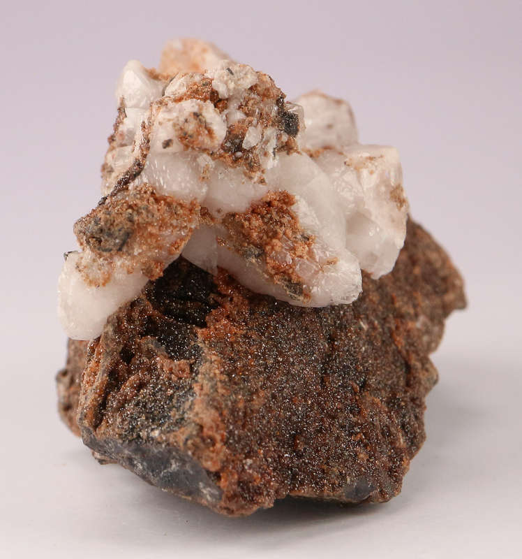 Calcite on Andradite on Matrix, N'Chwaning II, Northern Cape, South Africa