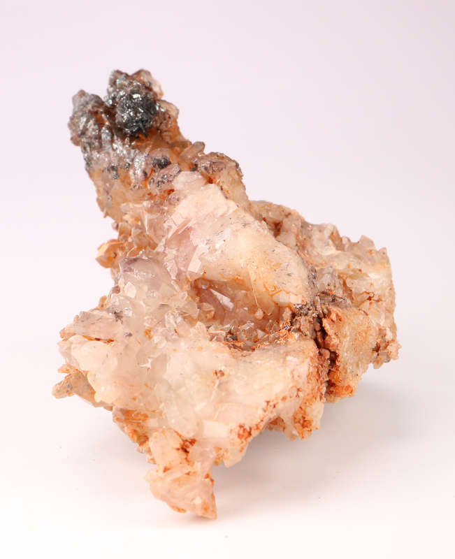 Hematite on Quartz Cluster, Artonvilla Mine, Musina, South Africa
